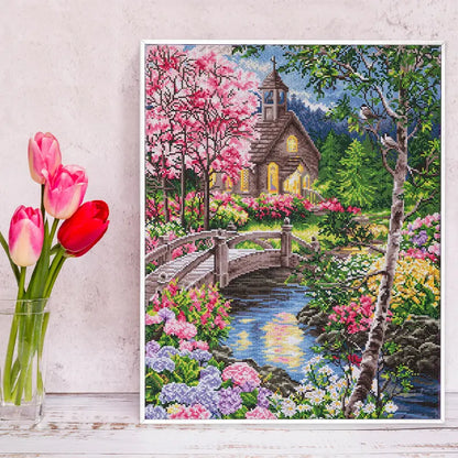 Blessed Garden Chapel – 22.1" x 28.0"