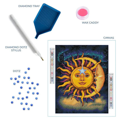 Celestial Eclipse Glow – 13.8" x 17.7"