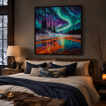 Aurora Hot Springs Wall Art FJ03—11.8&
