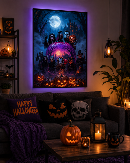 Halloween Horror Pumpkin Diamond Painting Kit-11.8" x 15.7"