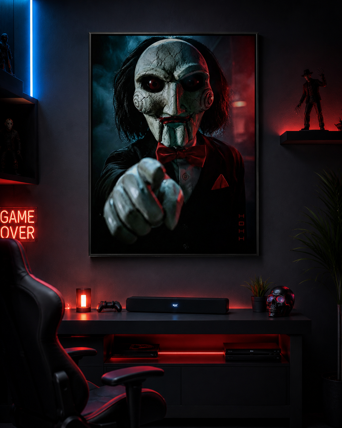 Creepy Puppet Horror Diamond Painting Kit