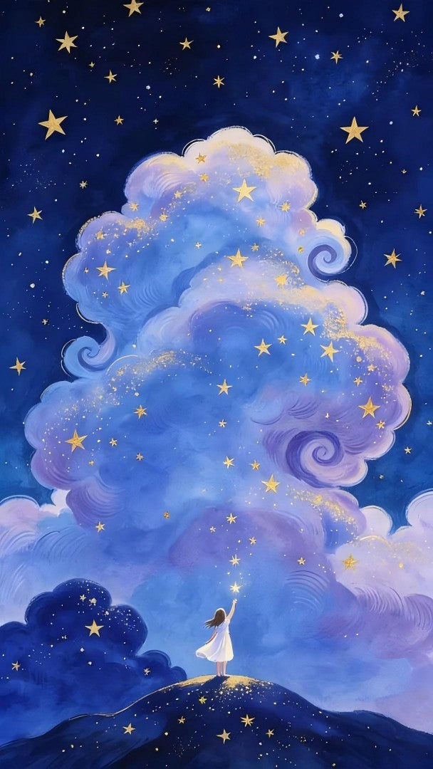 ✨ Starry Dream Cloud Diamond Painting-11.8‘-15.7’