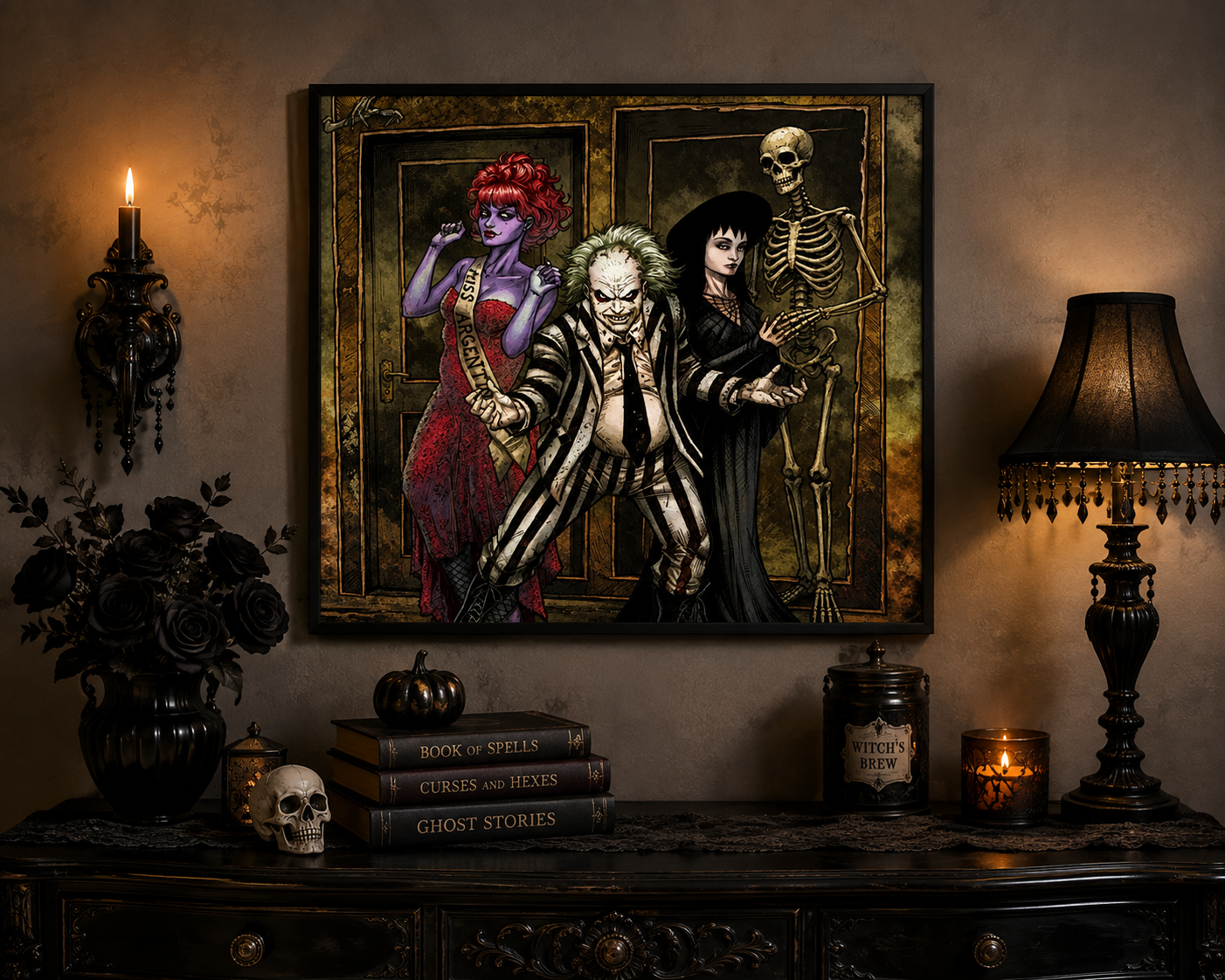 Gothic Haunted House Diamond Painting Kit