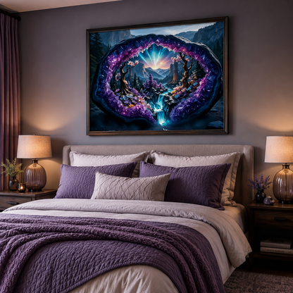 Crystal Mountain Fantasy Wall Art FJ04—11.8&