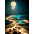 Silver Tide Moonscape – 12.0" x 16.0"