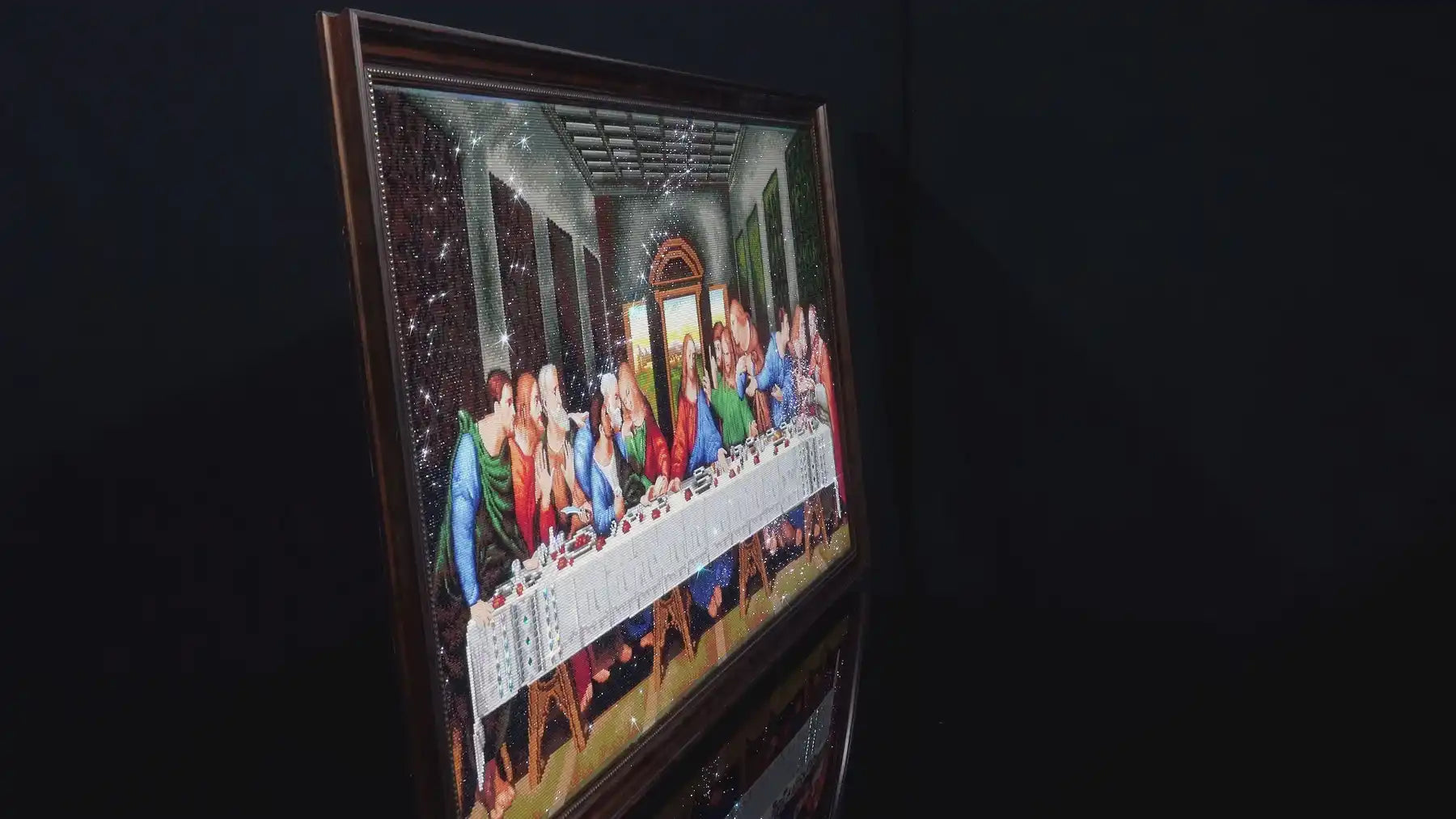 Last Supper Diamond Art 52.8×26.4in