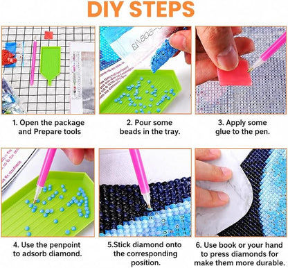 Elegant Black Cat Diamond Painting Kit