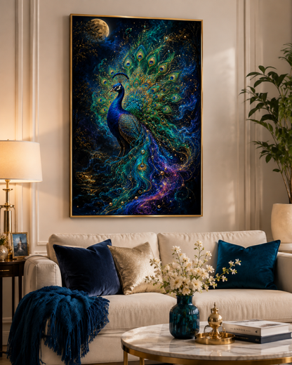 Mystical Peacock Diamond Painting Kit