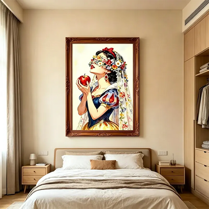 Fairy Tale Apple Princess Wall Art RW14-11.8"x 15.7&