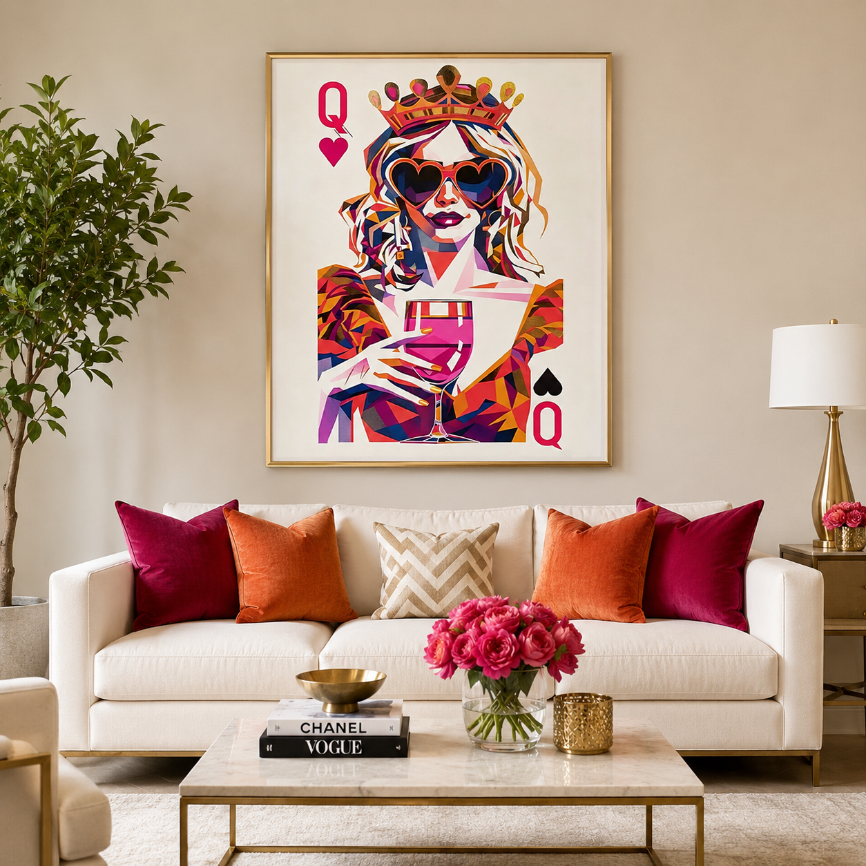 Pop Art Queen Wall Art 👑RW11-11.8"x 15.7&
