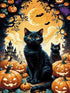 Black Cats Halloween Diamond Painting