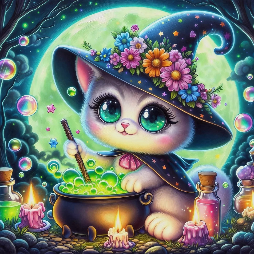 Magical Witch Cat