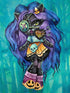 Gothic Cat Doll Diamond Painting