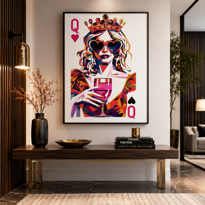 Pop Art Queen Wall Art 👑RW11-11.8"x 15.7&