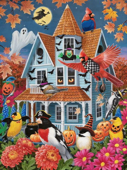 Halloween Birds &amp; Haunted House
