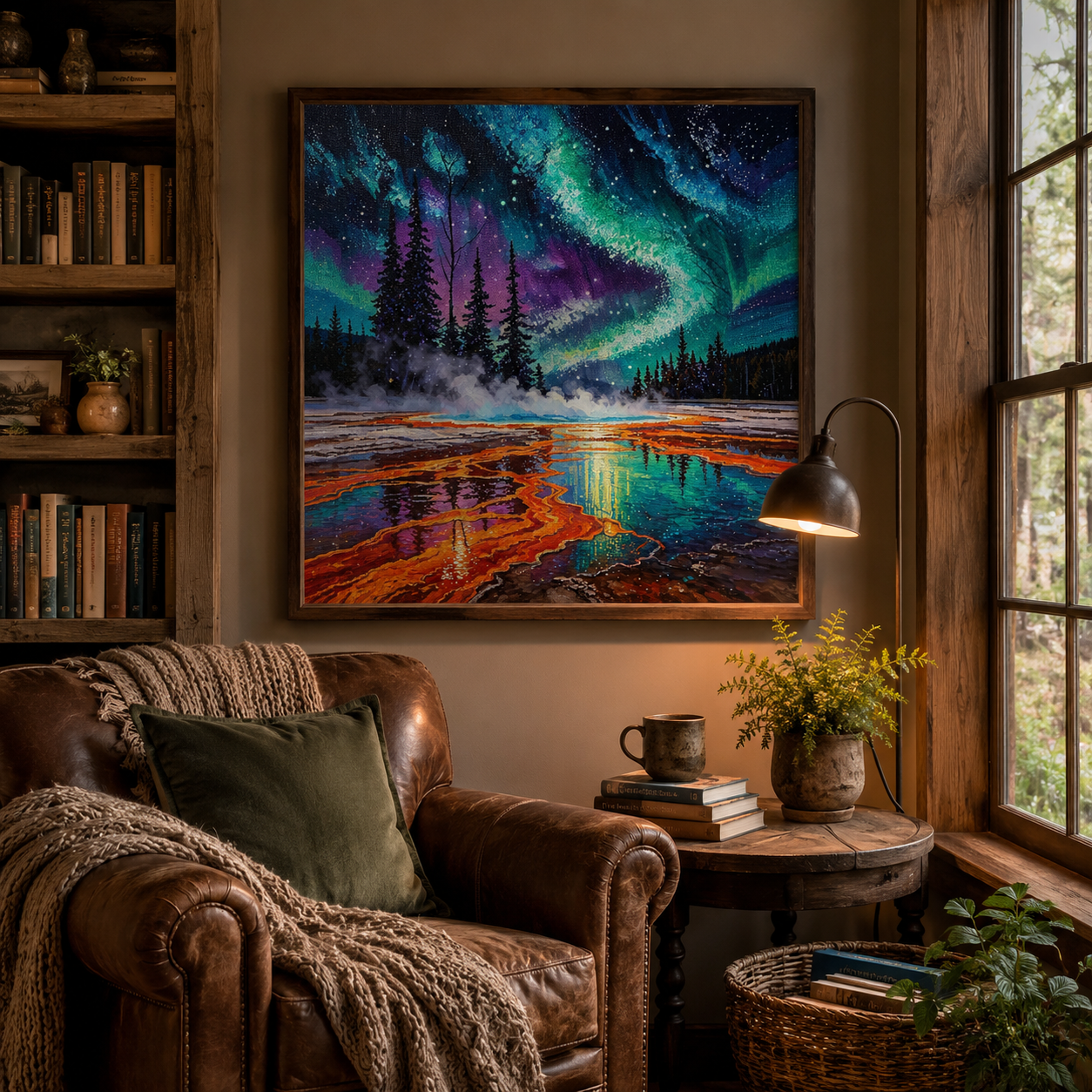 Aurora Hot Springs Wall Art FJ03—11.8&