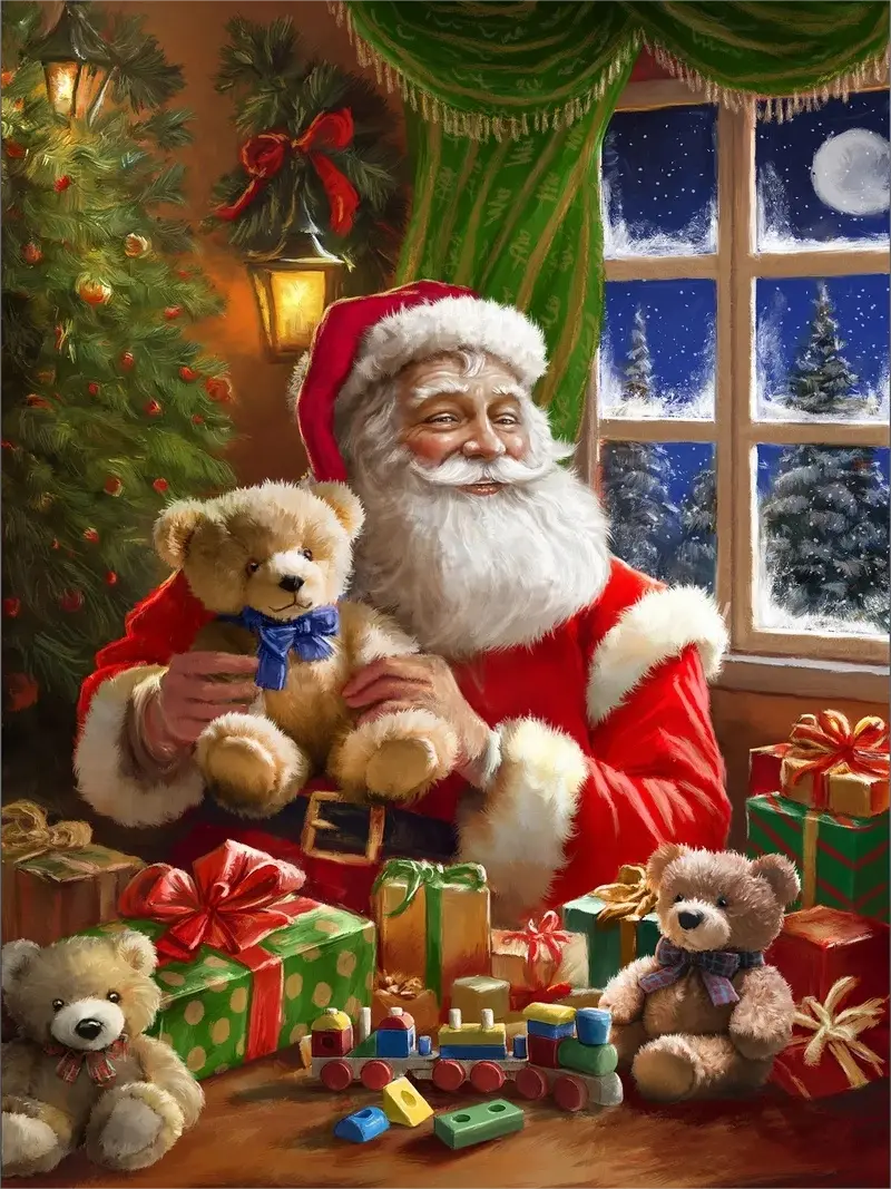 Santa Claus &amp; Teddy Bears