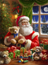 Santa Claus & Teddy Bears