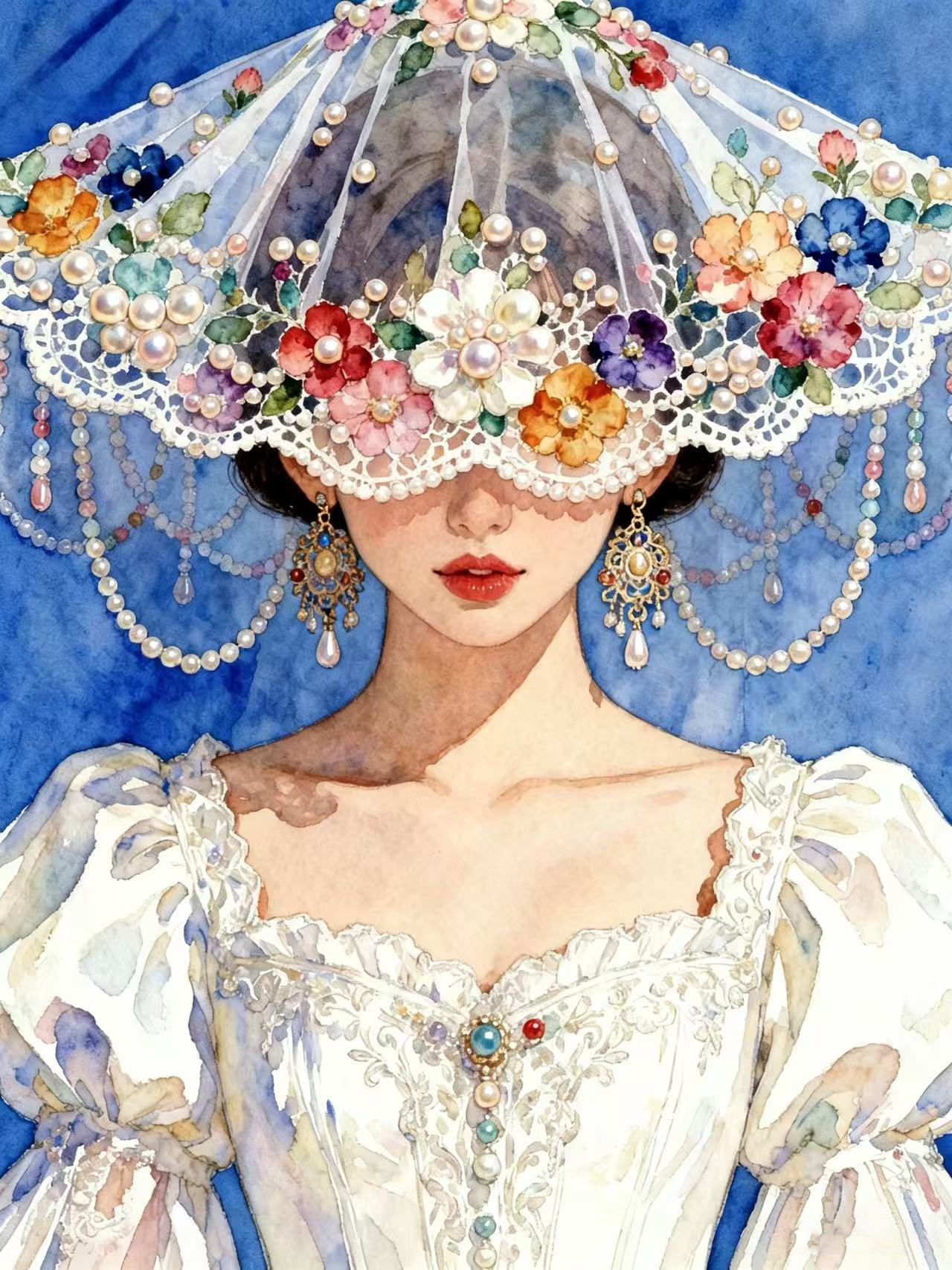 Fairy Tale Apple Princess Wall Art RW14-11.8"x 15.7&