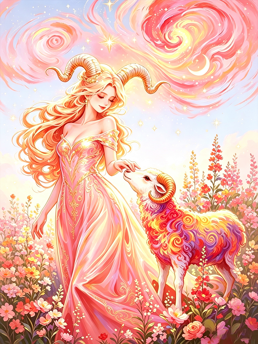 12 Zodiac Goddess Diamond Painting Kits – Fantasy Constellation DIY Crystal Wall Art