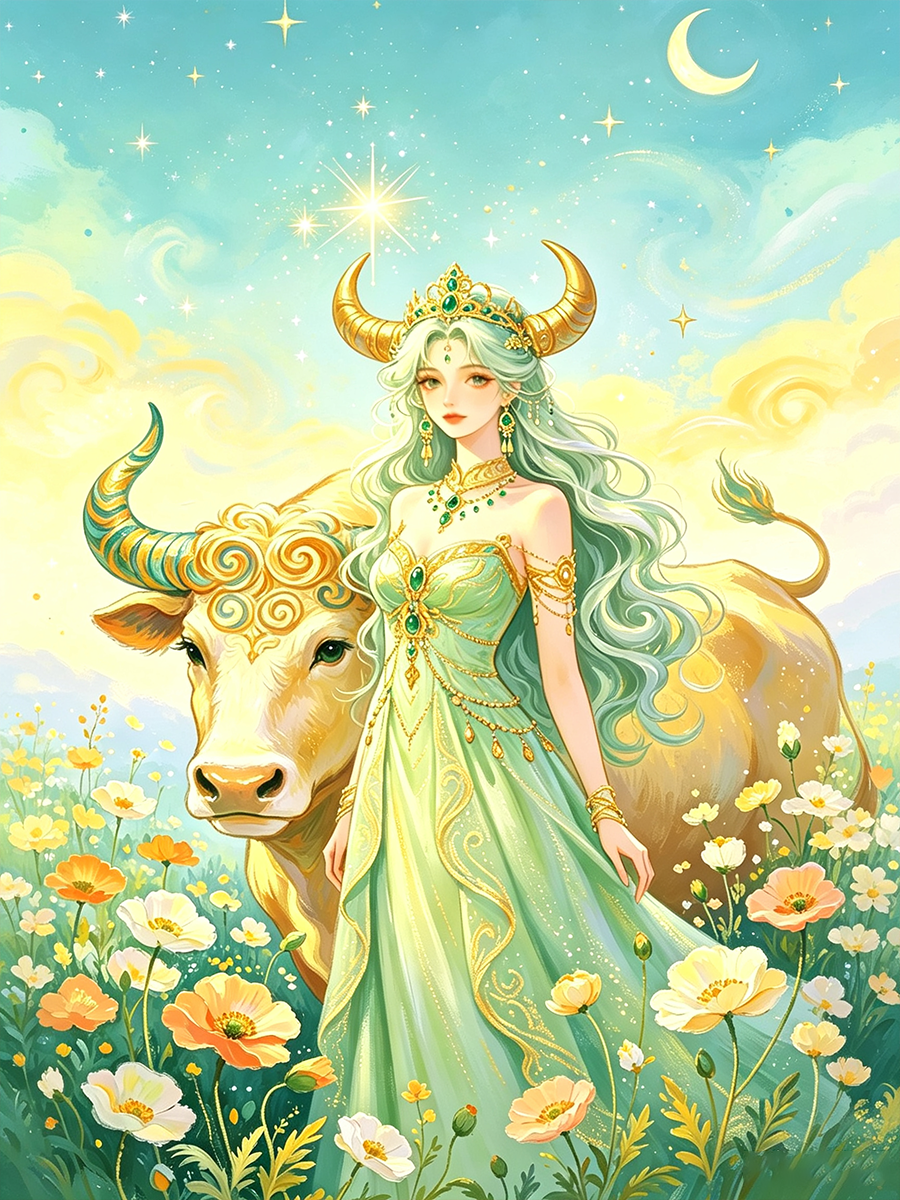 12 Zodiac Goddess Diamond Painting Kits – Fantasy Constellation DIY Crystal Wall Art
