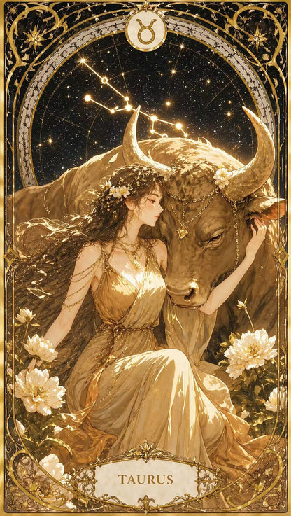 12 Zodiac Art Nouveau Diamond Painting Kits – Celestial Goddess Astrology Wall Art
