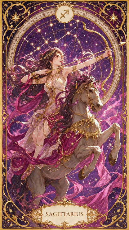 12 Zodiac Art Nouveau Diamond Painting Kits – Celestial Goddess Astrology Wall Art