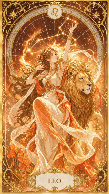 12 Zodiac Art Nouveau Diamond Painting Kits – Celestial Goddess Astrology Wall Art