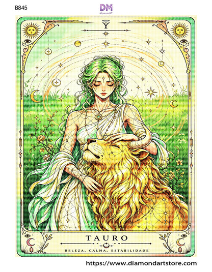 Mystic Zodiac Diamond Painting Collection – 12 Celestial Tarot DIY Art Kits