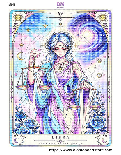 Mystic Zodiac Diamond Painting Collection – 12 Celestial Tarot DIY Art Kits