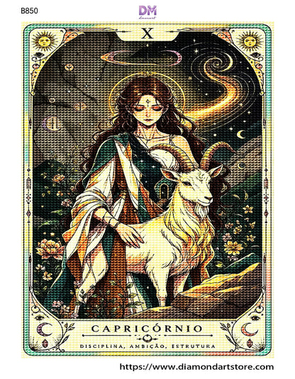Mystic Zodiac Diamond Painting Collection – 12 Celestial Tarot DIY Art Kits