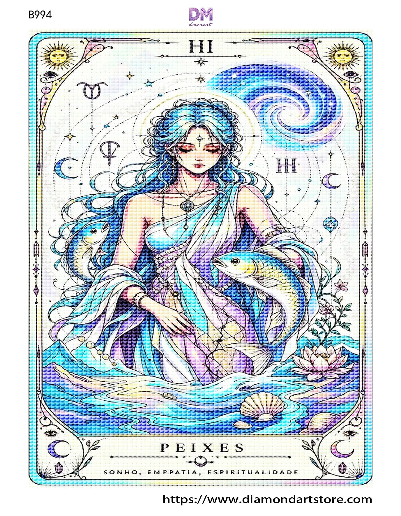 Mystic Zodiac Diamond Painting Collection – 12 Celestial Tarot DIY Art Kits