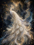 Luminous White Peacock