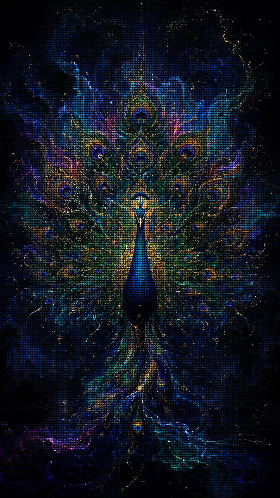 Elegant Peacock Diamond Painting Kit