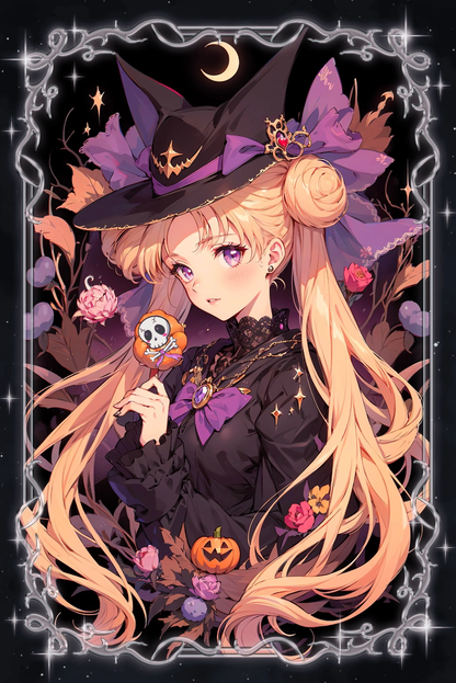 Anime Witch Diamond Painting Kit