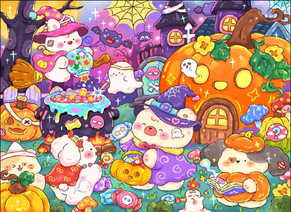 Cute Halloween Diamond Painting Kit