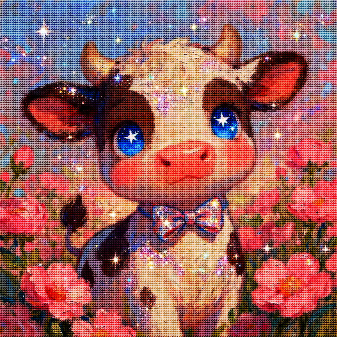 Cute Cow Diamond Painting Kit
