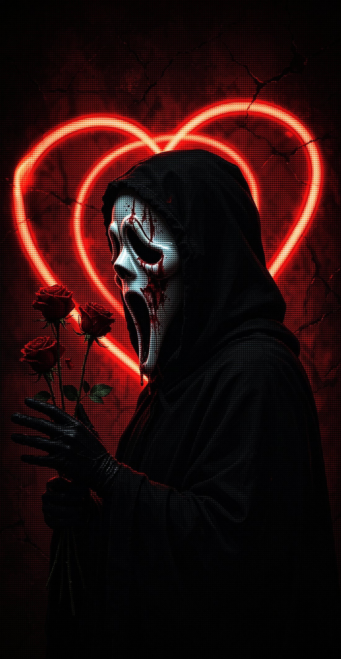 Gothic Horror Rose Diamond Painting Kit-11.8" x 15.7"