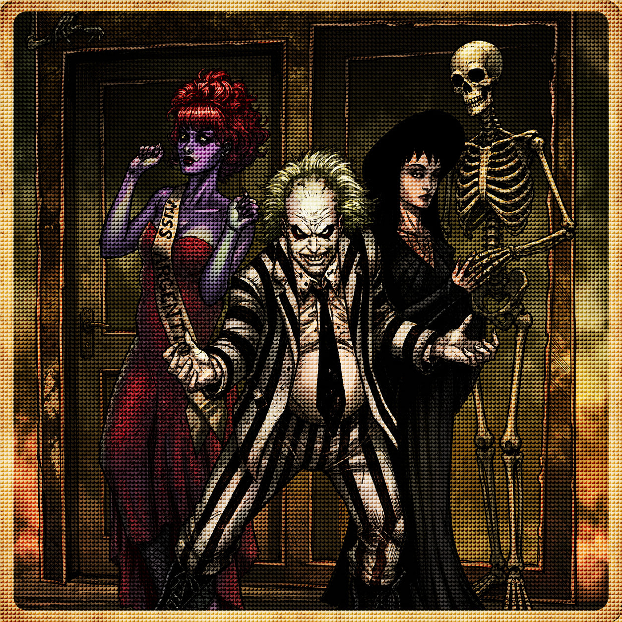 Gothic Haunted House Diamond Painting Kit