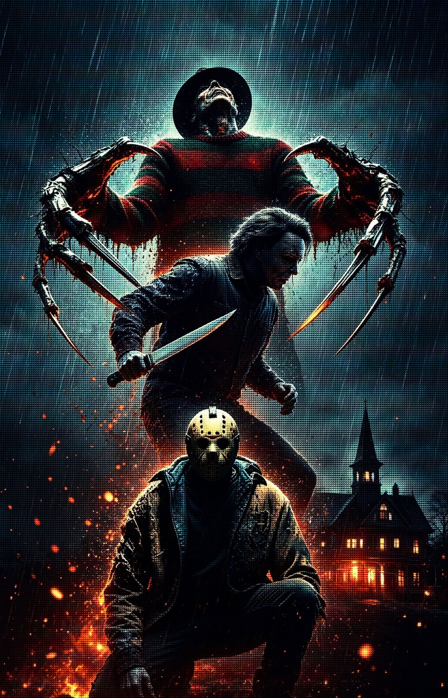 Slasher Horror Diamond Painting Kit-15.7&