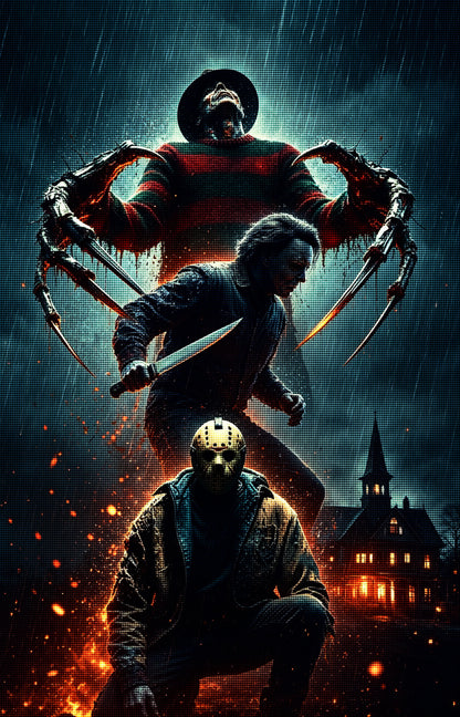 Slasher Horror Diamond Painting Kit-15.7&