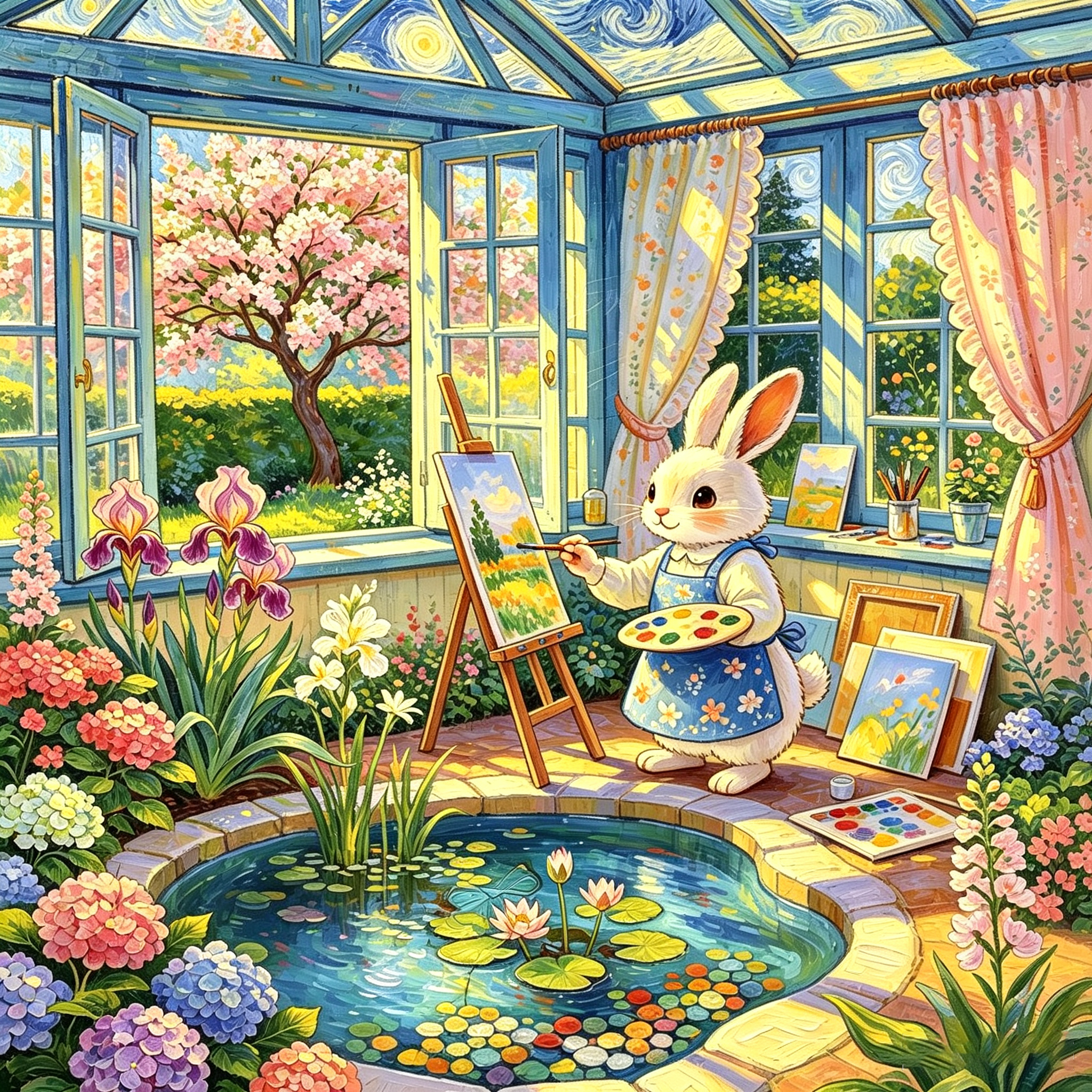 Spring Bunny Garden
