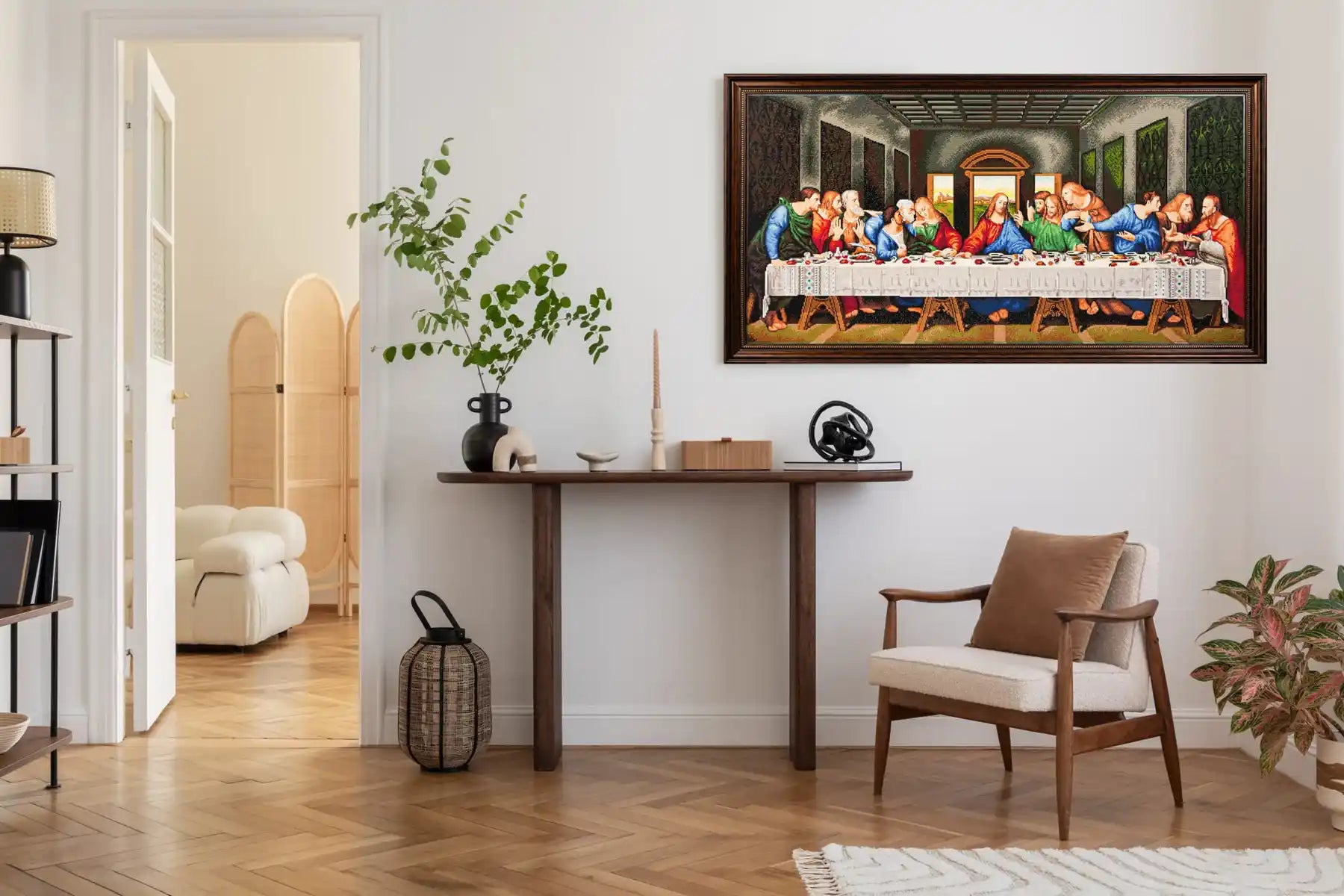 Last Supper Diamond Art 52.8×26.4in