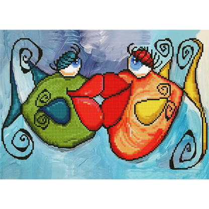 Romantic Fish Diamond Kit 16.5×11.8in