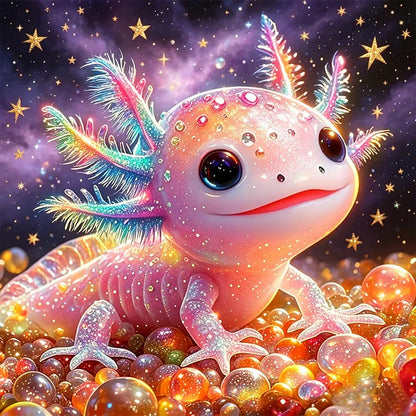 Magical Axolotl Wall Art DW14