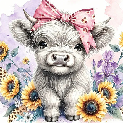 Cute Highland Cow Wall Art DW15