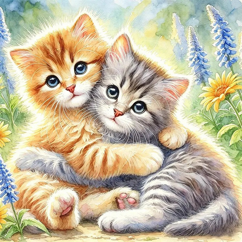 Cute Kitten Hug DW24
