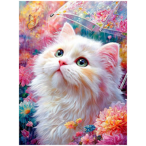 Rainy Day Kitten Wall Art DW26