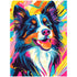 Colorful Dog Wall Art DW27