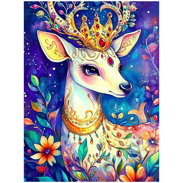 Enchanted Deer Queen Wall Art DW28